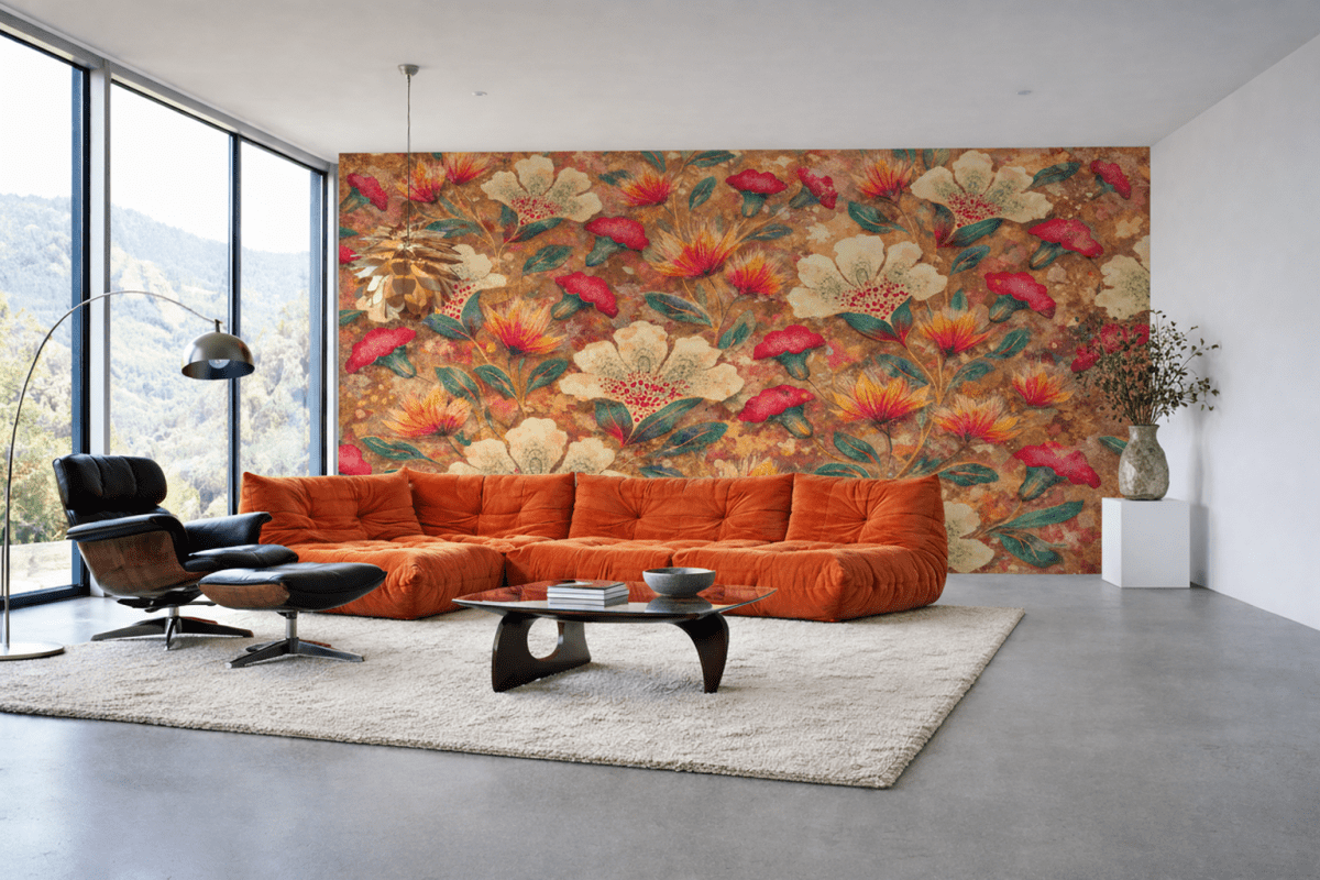 Radiant Petal Mosaic