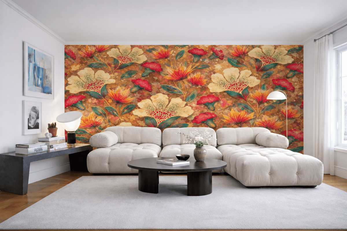 Radiant Petal Mosaic