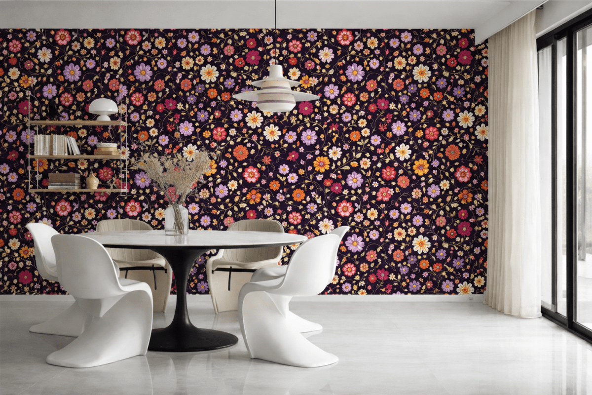 Saffron Blossom Tapestry