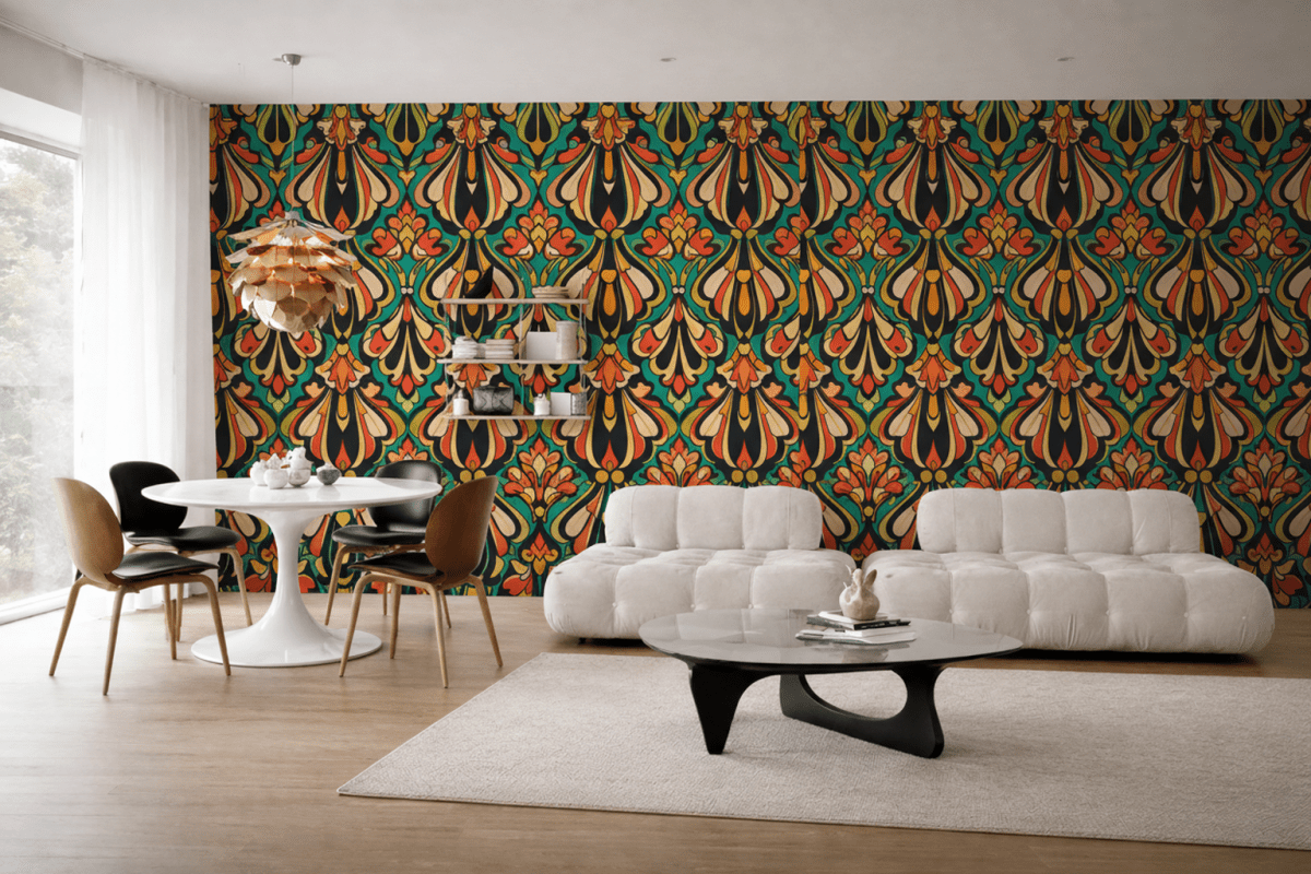 Flame Petal Tapestry