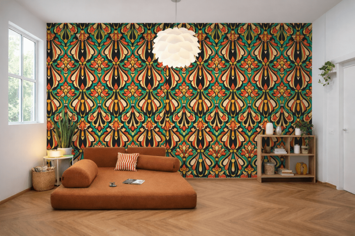 Flame Petal Tapestry