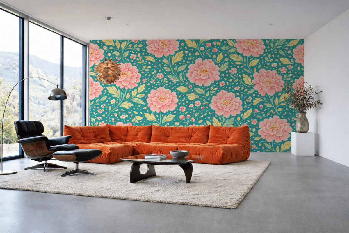 Coral Petal Mosaic