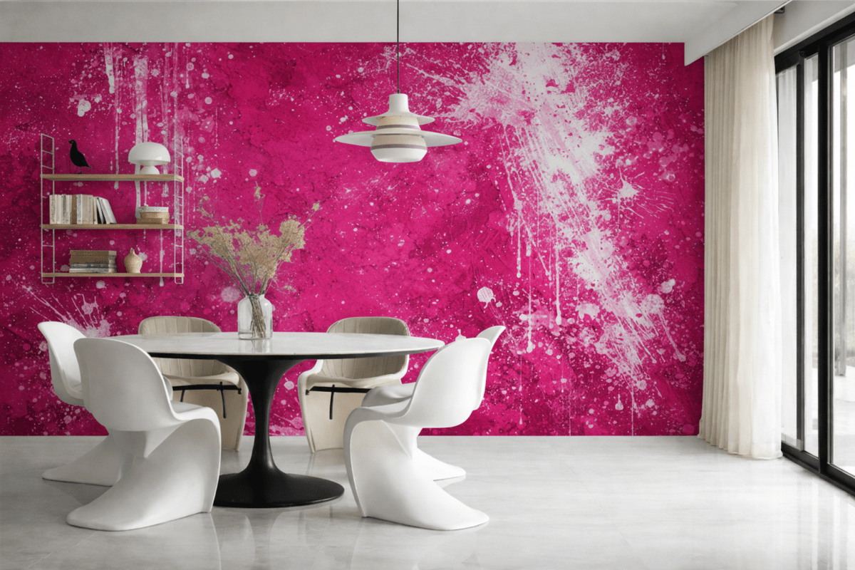 Crimson Splatter Canvas