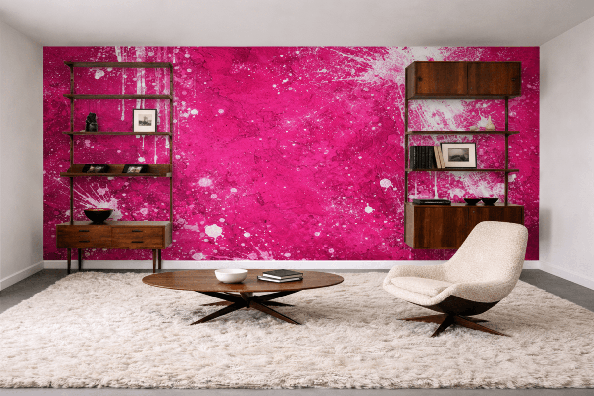 Crimson Splatter Canvas