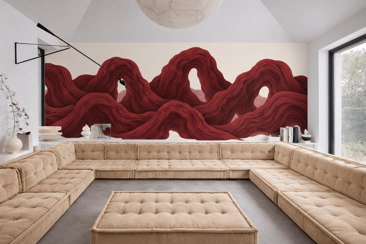 Crimson Kelp Undulations