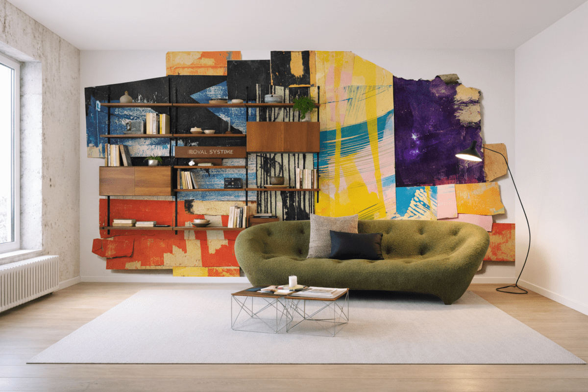 Fragmented Mineral Canvas