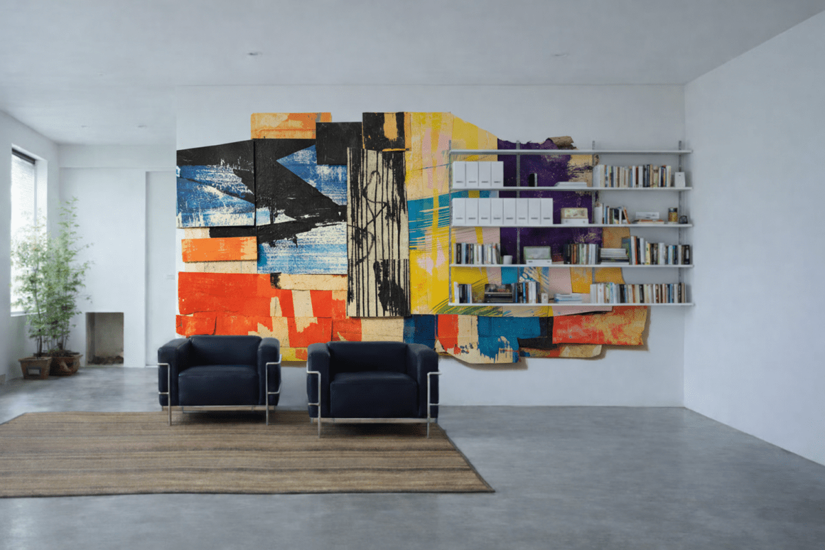 Fragmented Mineral Canvas