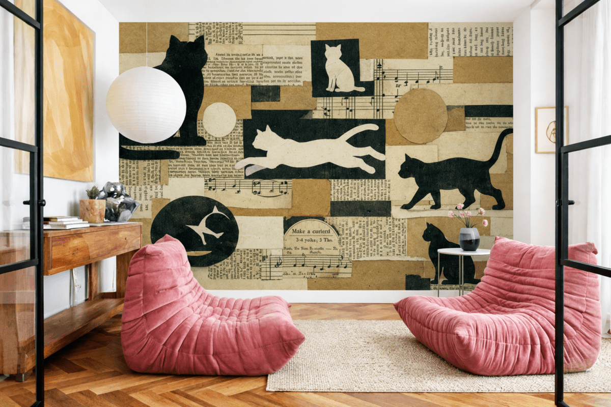 Feline Collage Study