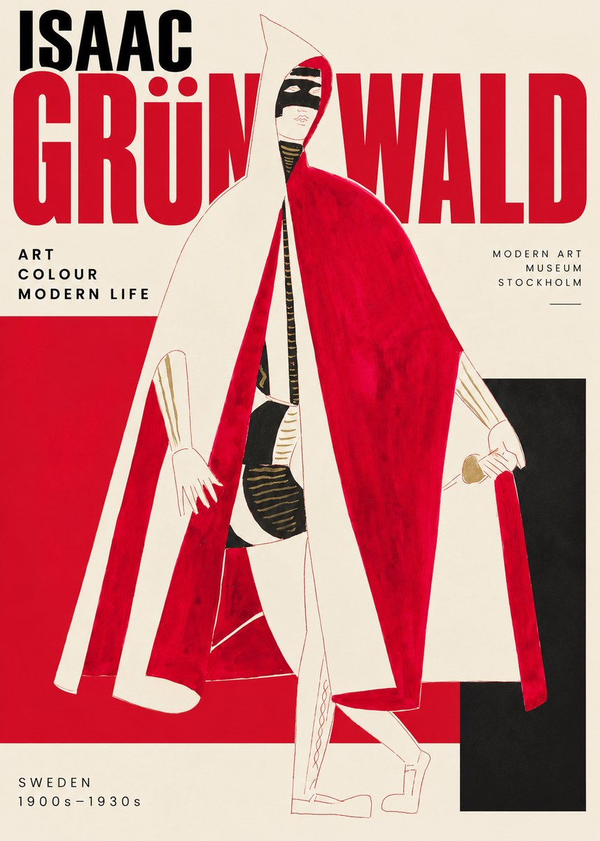 Isaac Grünewald Costume Design I No2 - Affiche