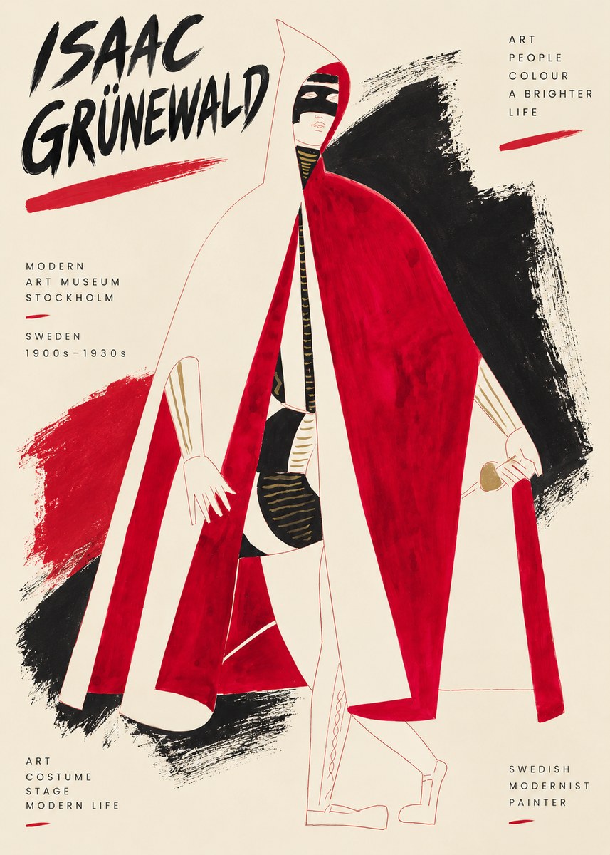 Isaac Grünewald Costume Design I No3 - Affiche