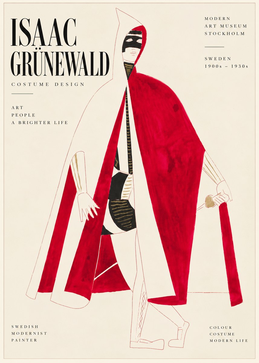 Isaac Grünewald Costume Design I No6 - Affiche