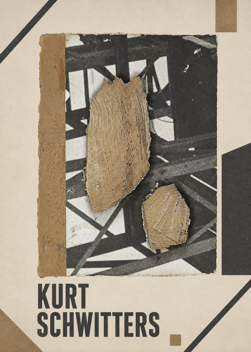 Kurt Schwitters Merz Collage with Found Objects No1 - Affiche