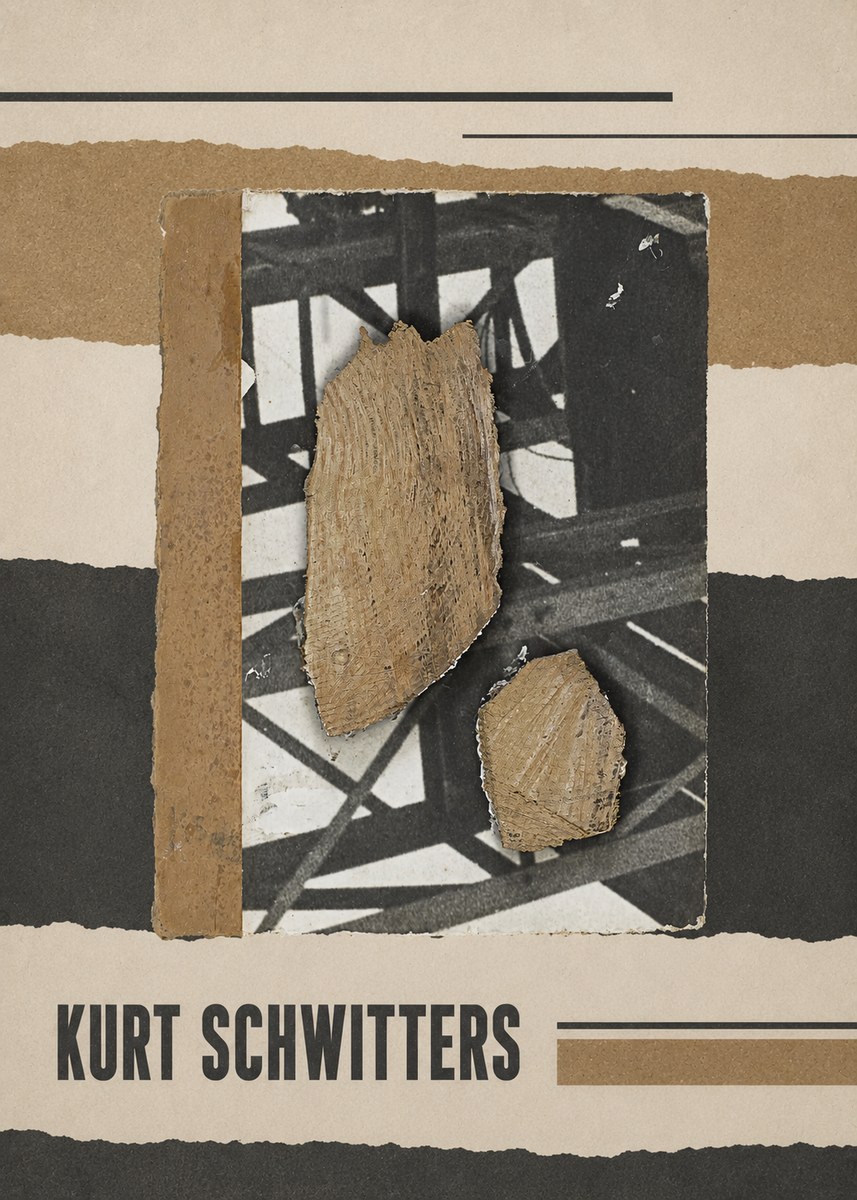 Kurt Schwitters Merz Collage with Found Objects No3 - Affiche