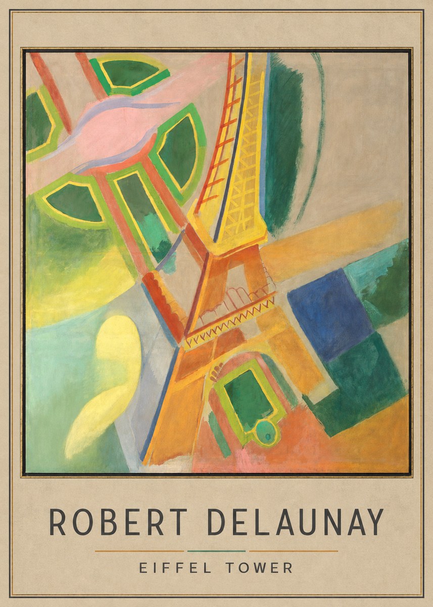 Robert Delaunay Eiffel Tower No3 - Affiche