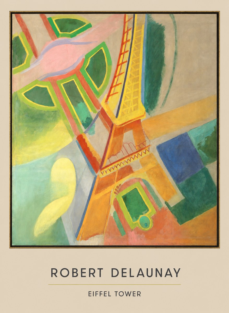 Robert Delaunay Eiffel Tower No6 - Affiche