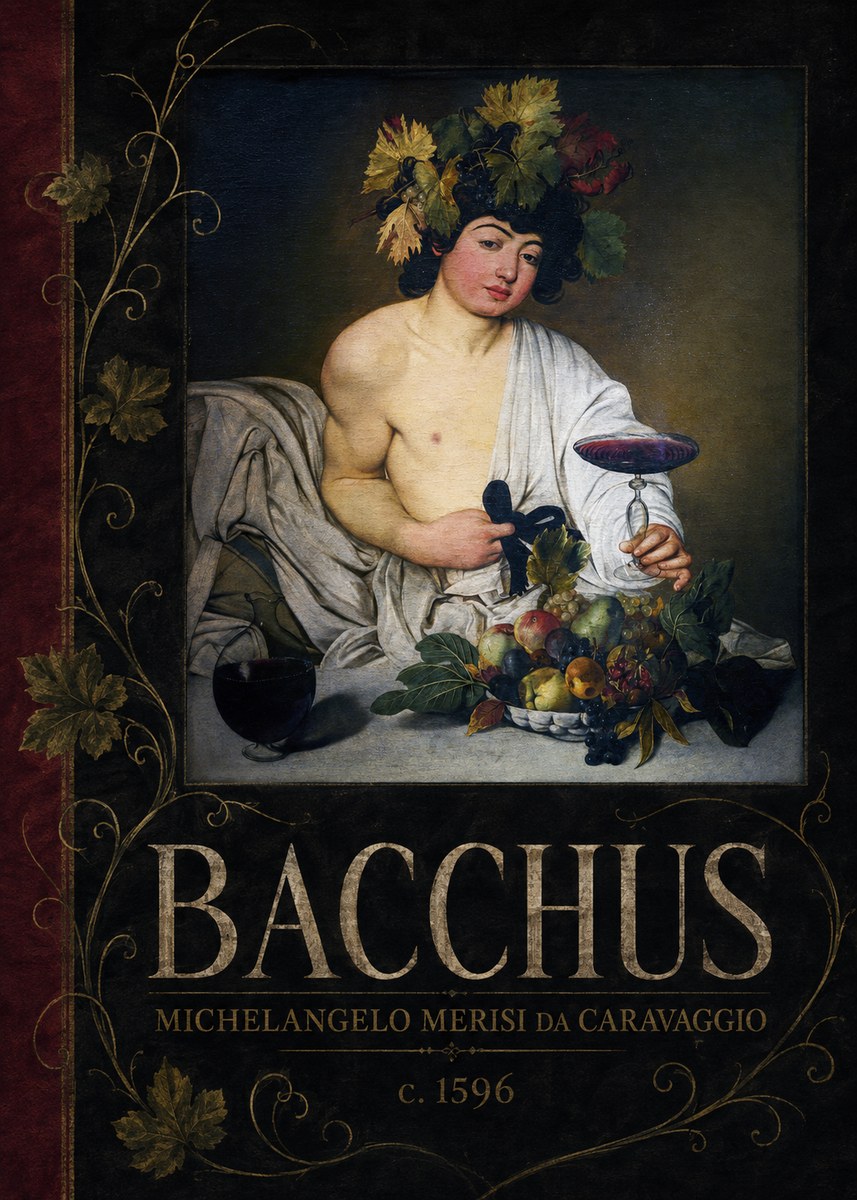 Michelangelo Merisi da Caravaggio Bacchus I No2 - Affiche