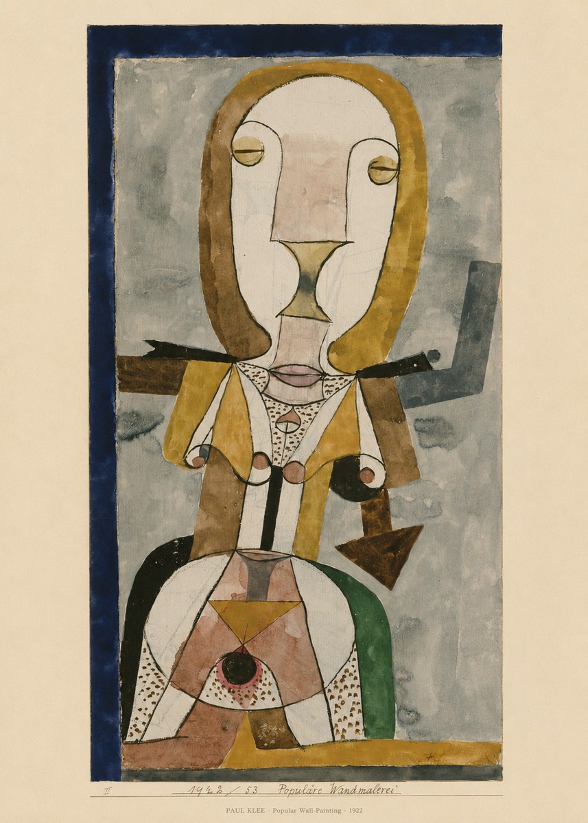 Paul Klee Popular Wall-painting No6 - Affiche