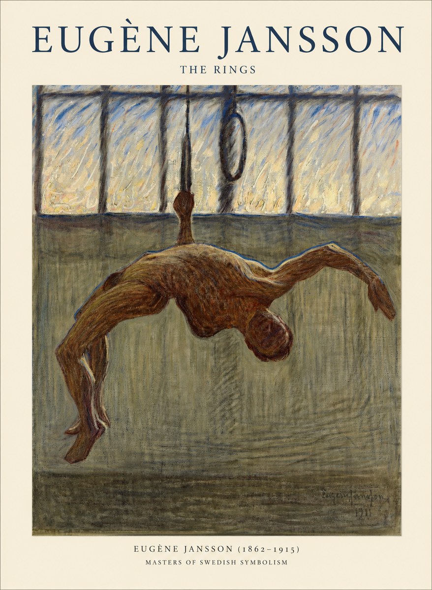 Eugène Jansson The Rings No1 - Affiche