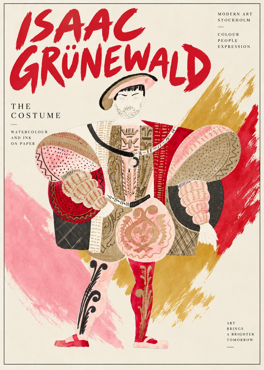 Isaac Grünewald The Costume I No5 - Affiche