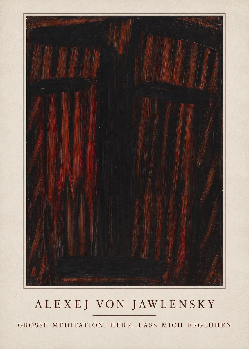 Alexej von Jawlensky Grosse Meditation: Herr, Lass Mich Erglühen No3 - Affiche