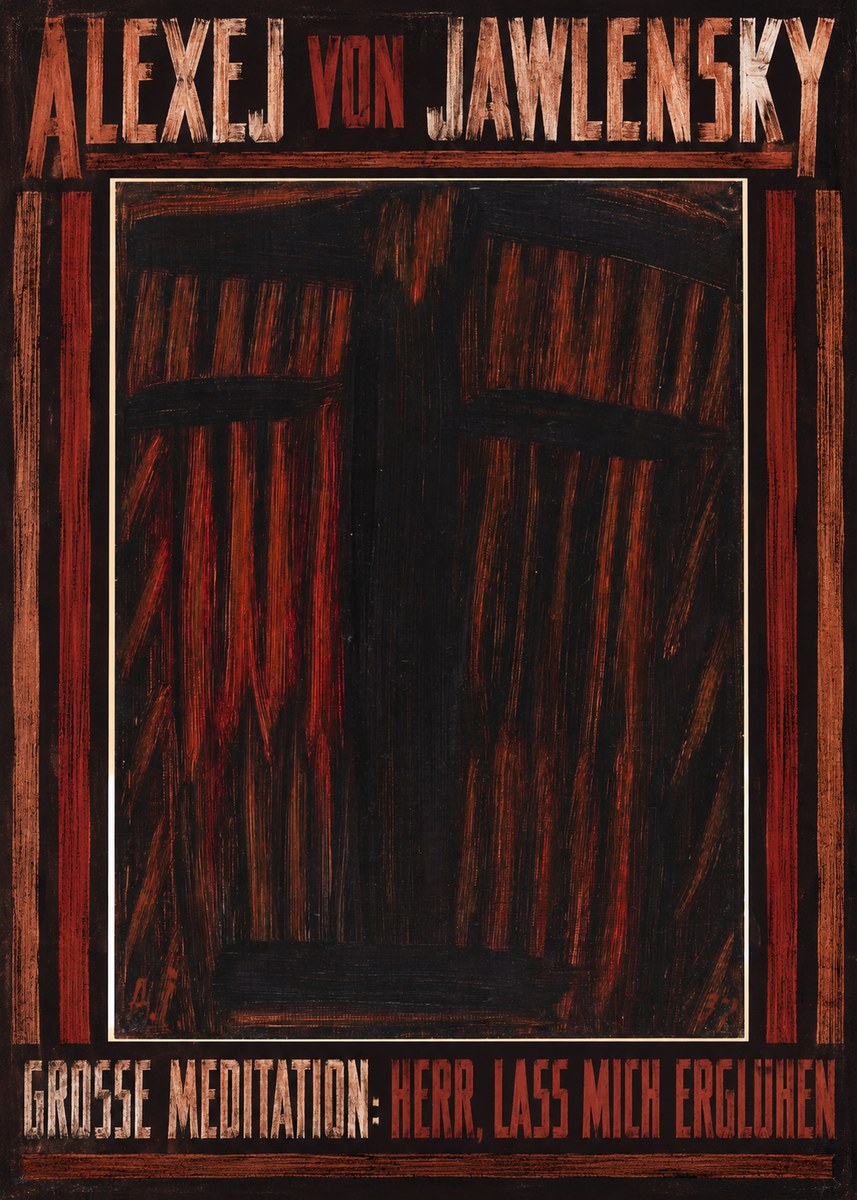 Alexej von Jawlensky Grosse Meditation: Herr, Lass Mich Erglühen No4 - Affiche