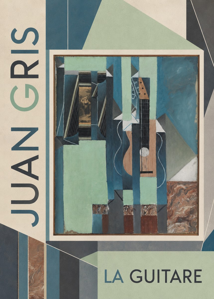 Juan Gris La Guitare No2 - Affiche