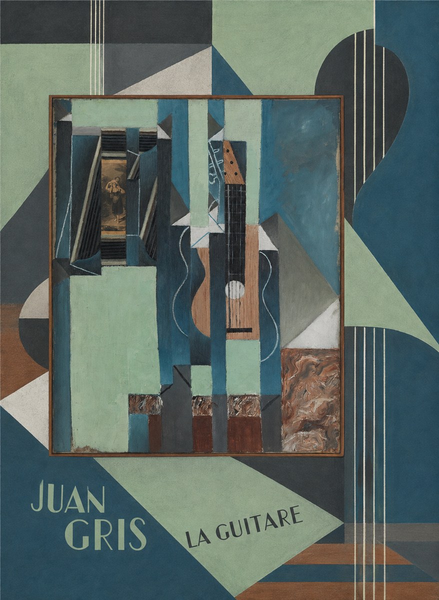 Juan Gris La Guitare No6 - Affiche