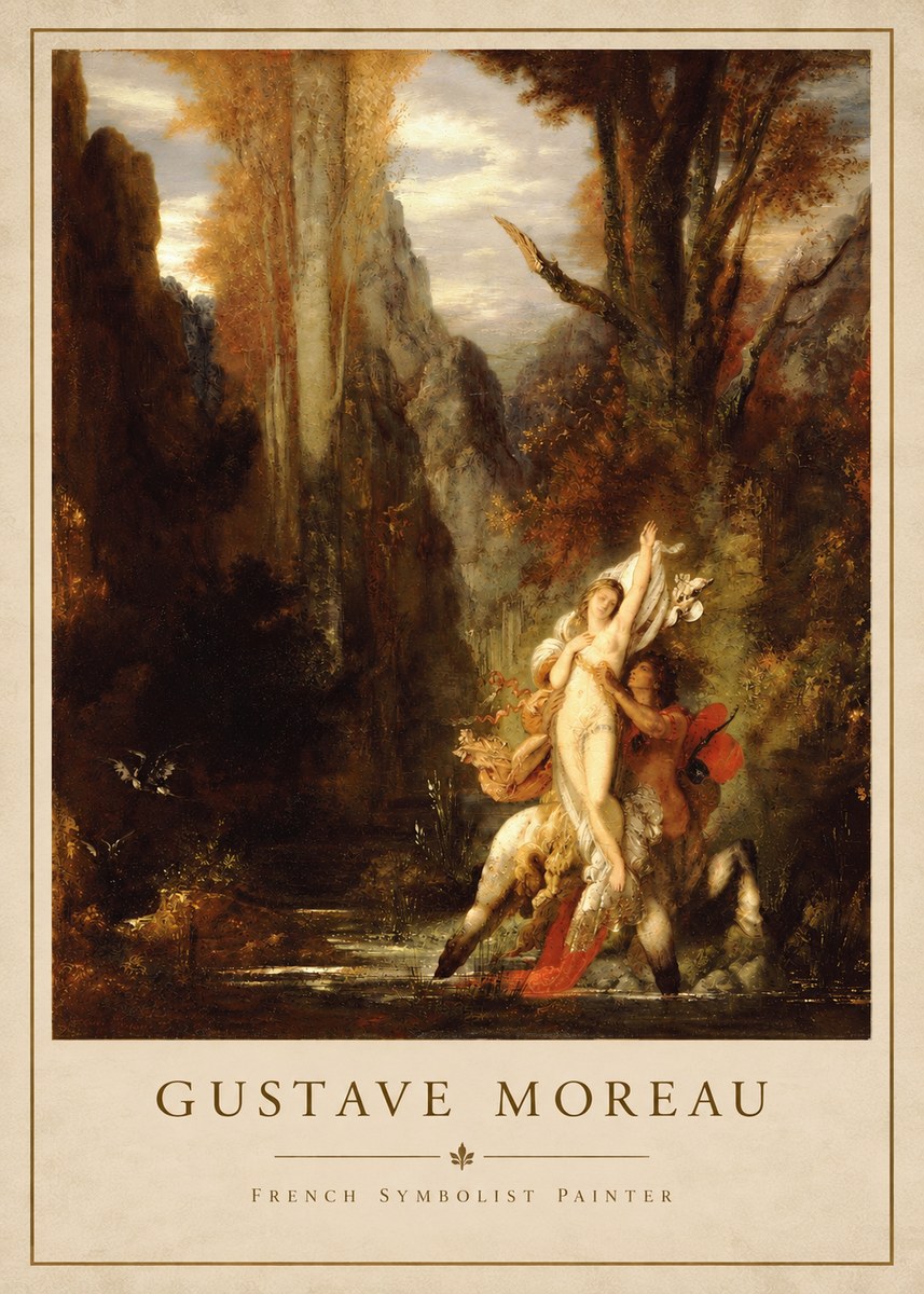 Gustave Moreau Jupiter and Semele I No5 - Affiche