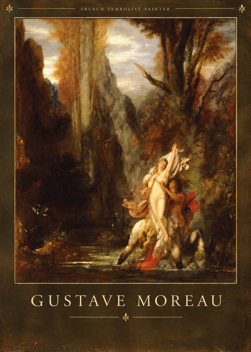Gustave Moreau Jupiter and Semele I No6 - Affiche