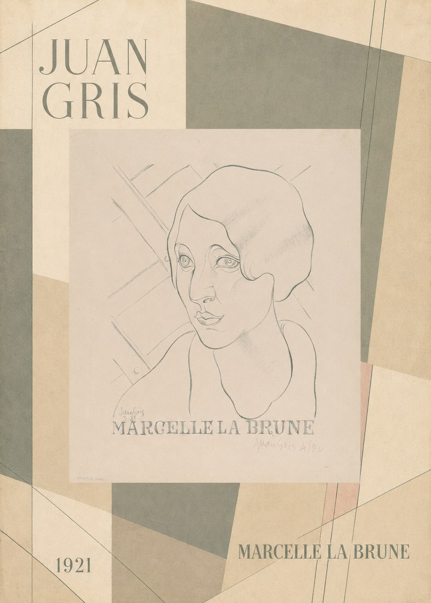 Juan Gris Marcelle La Brune I No2 - Affiche