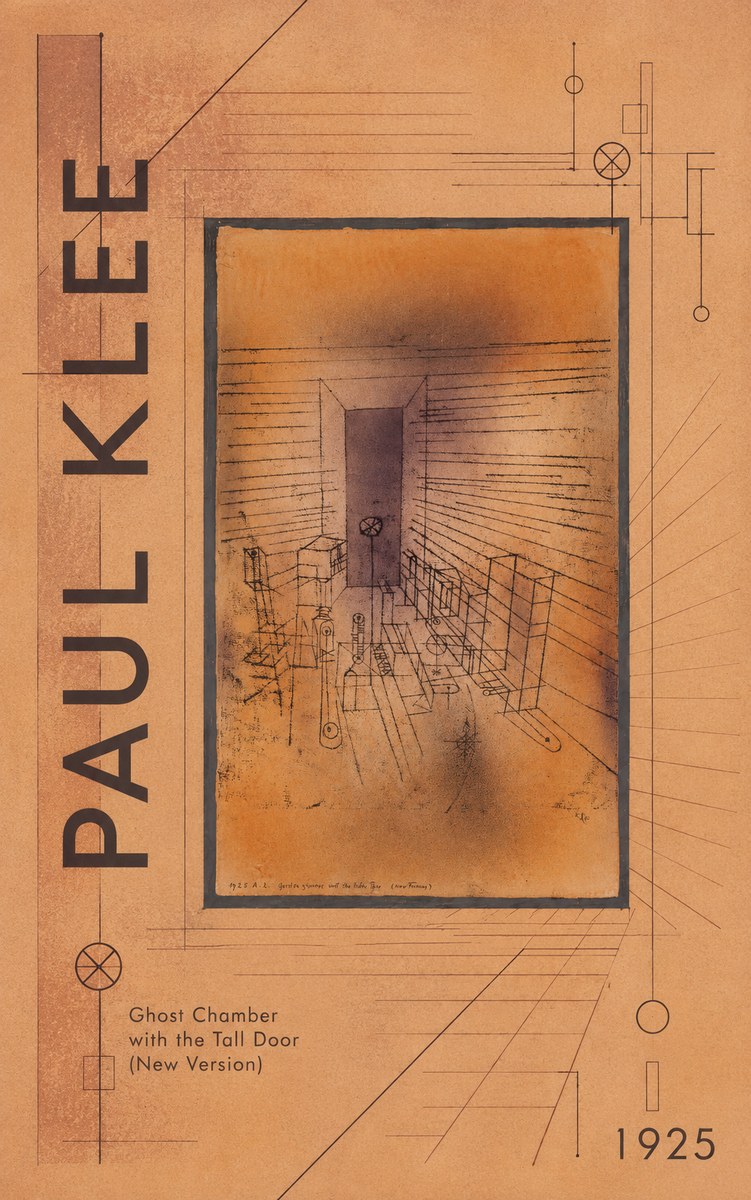 Paul Klee Ghost Chamber with the Tall Door (New Version) No4 - Affiche