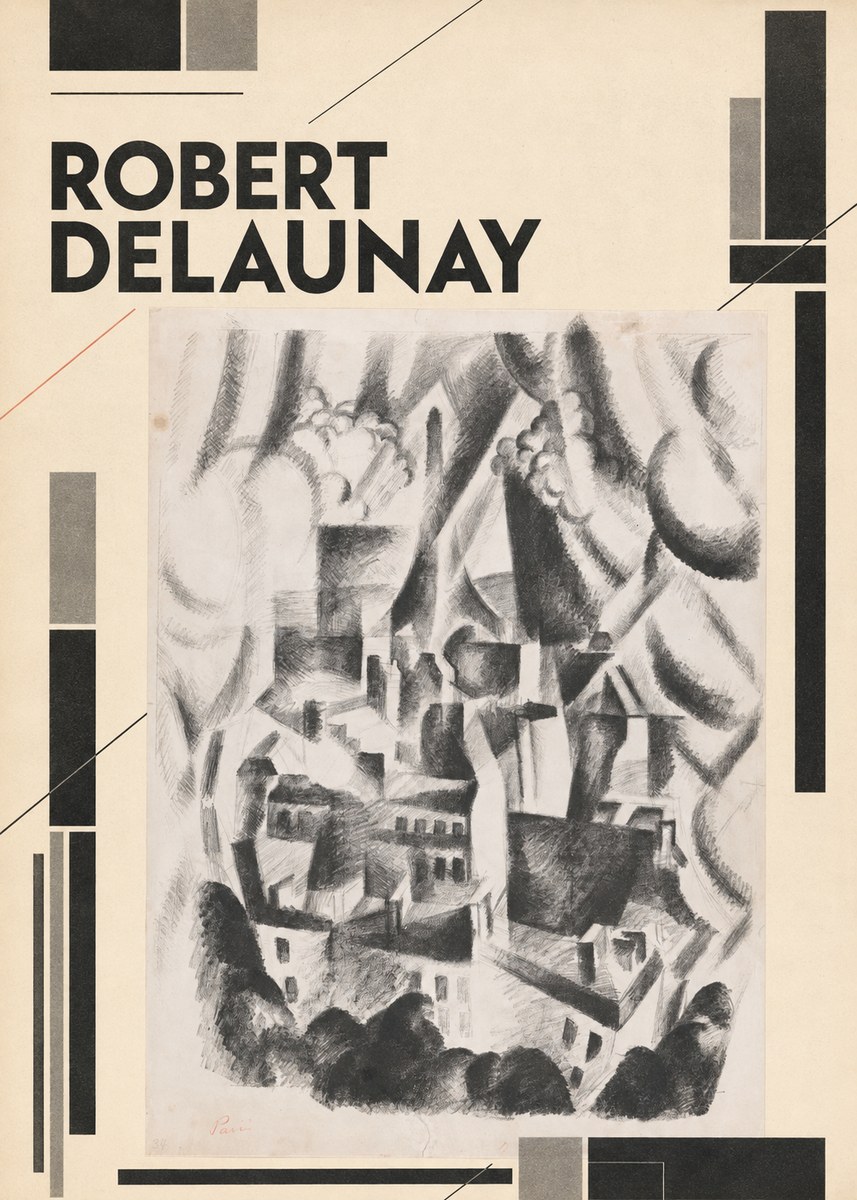 Robert Delaunay Vue Sur La Ville No5 - Affiche