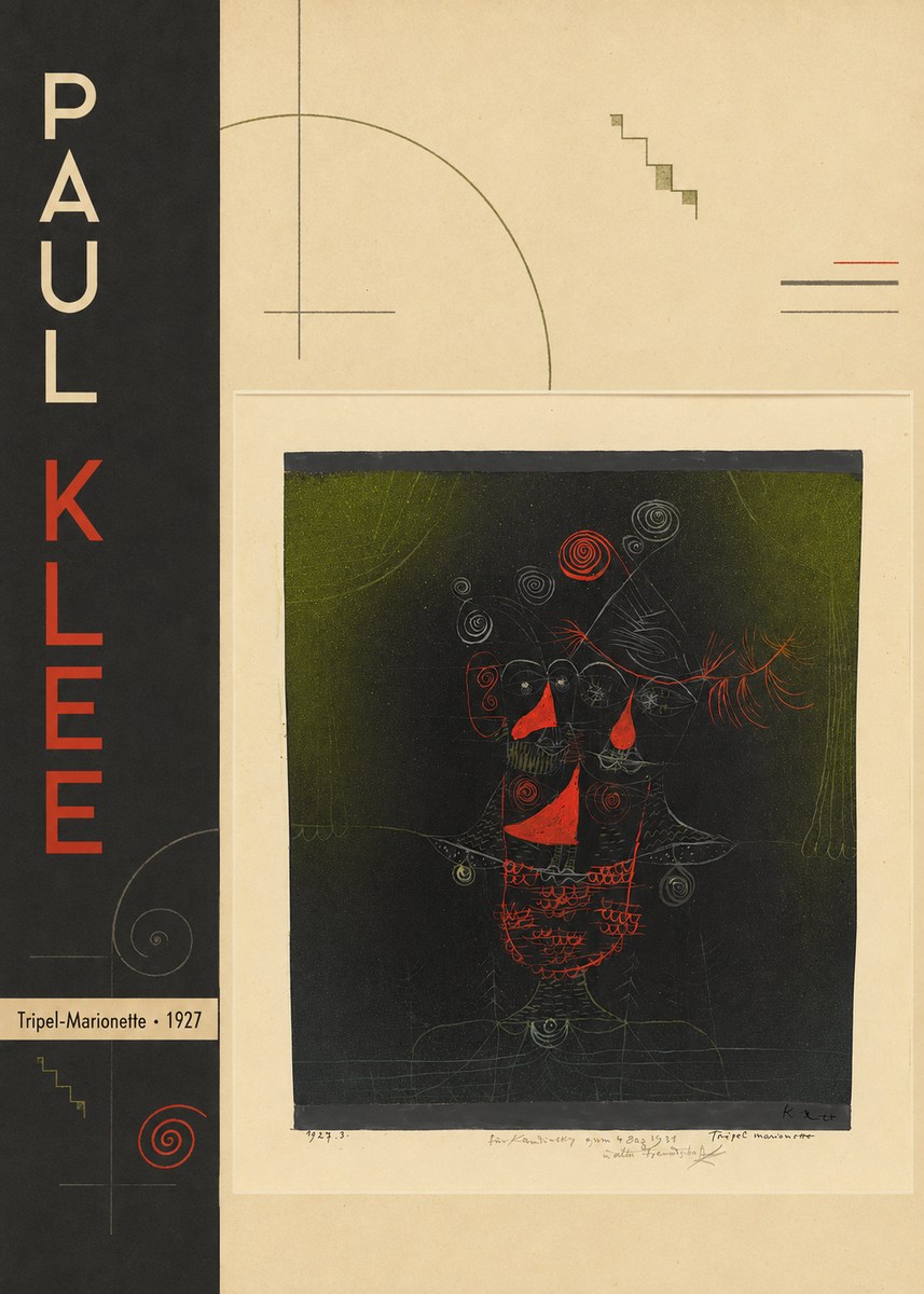 Paul Klee Tripel-marionette No2 - Affiche