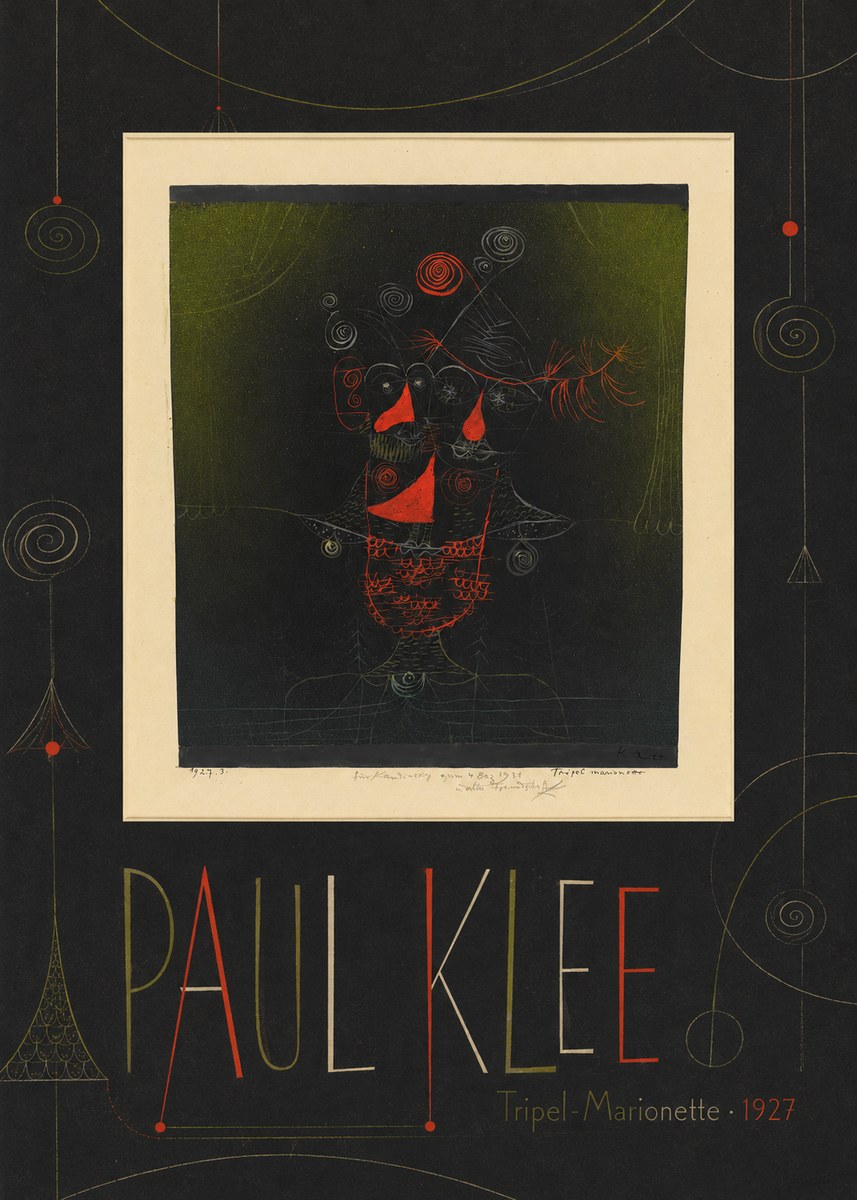 Paul Klee Tripel-marionette No4 - Affiche