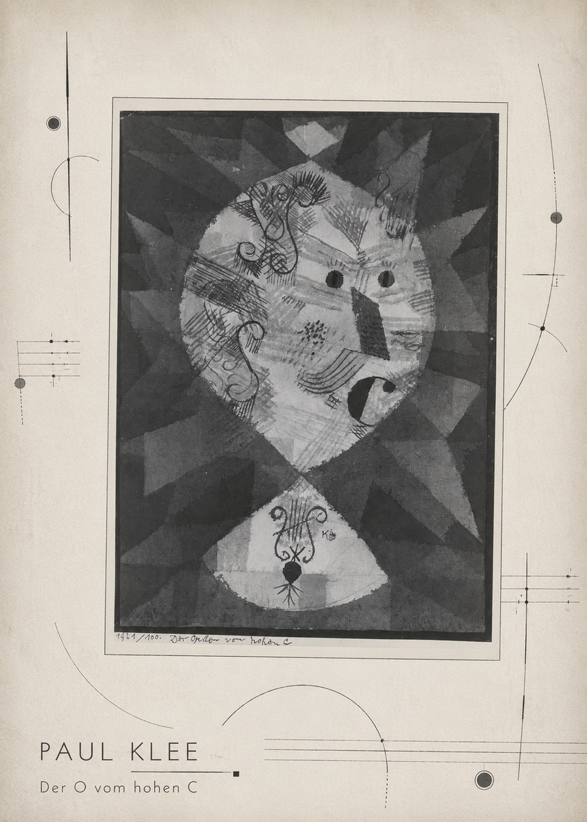 Paul Klee Der O Vom Hohen C No2 - Affiche
