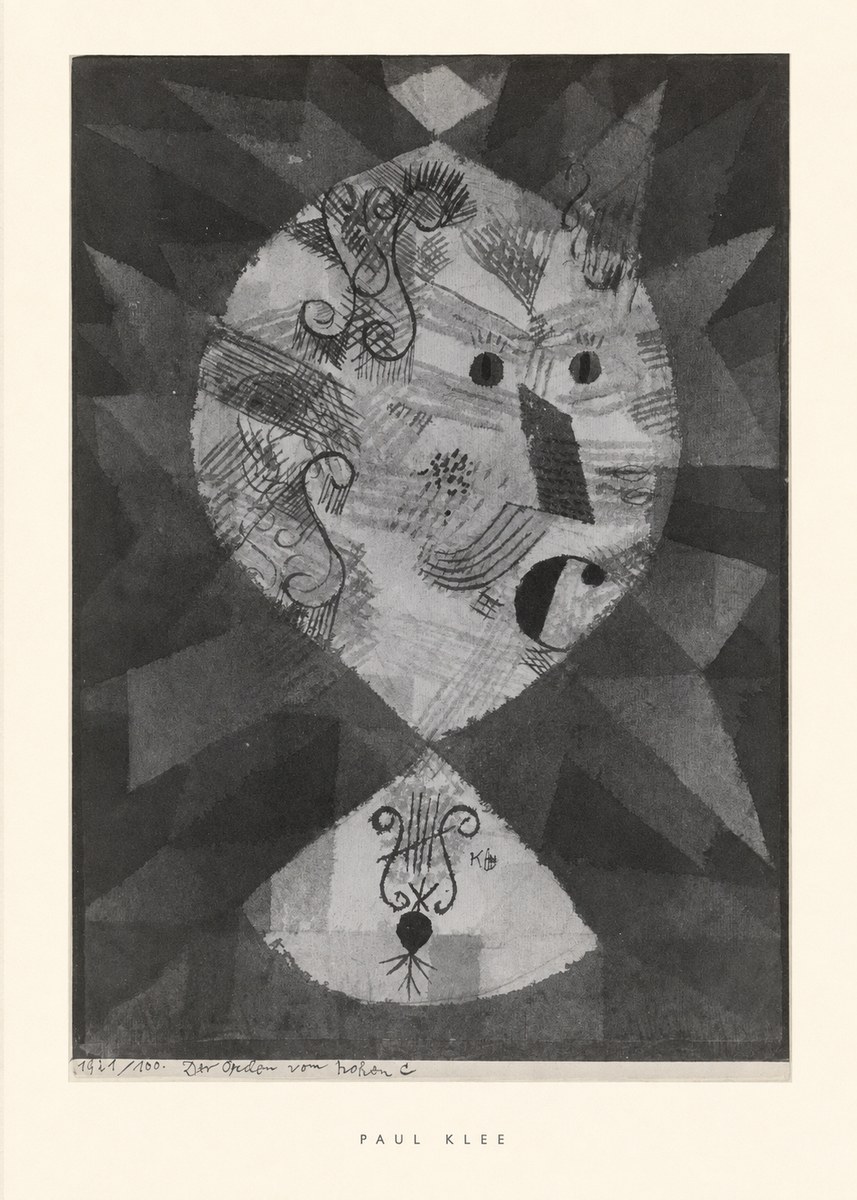 Paul Klee Der O Vom Hohen C No6 - Affiche