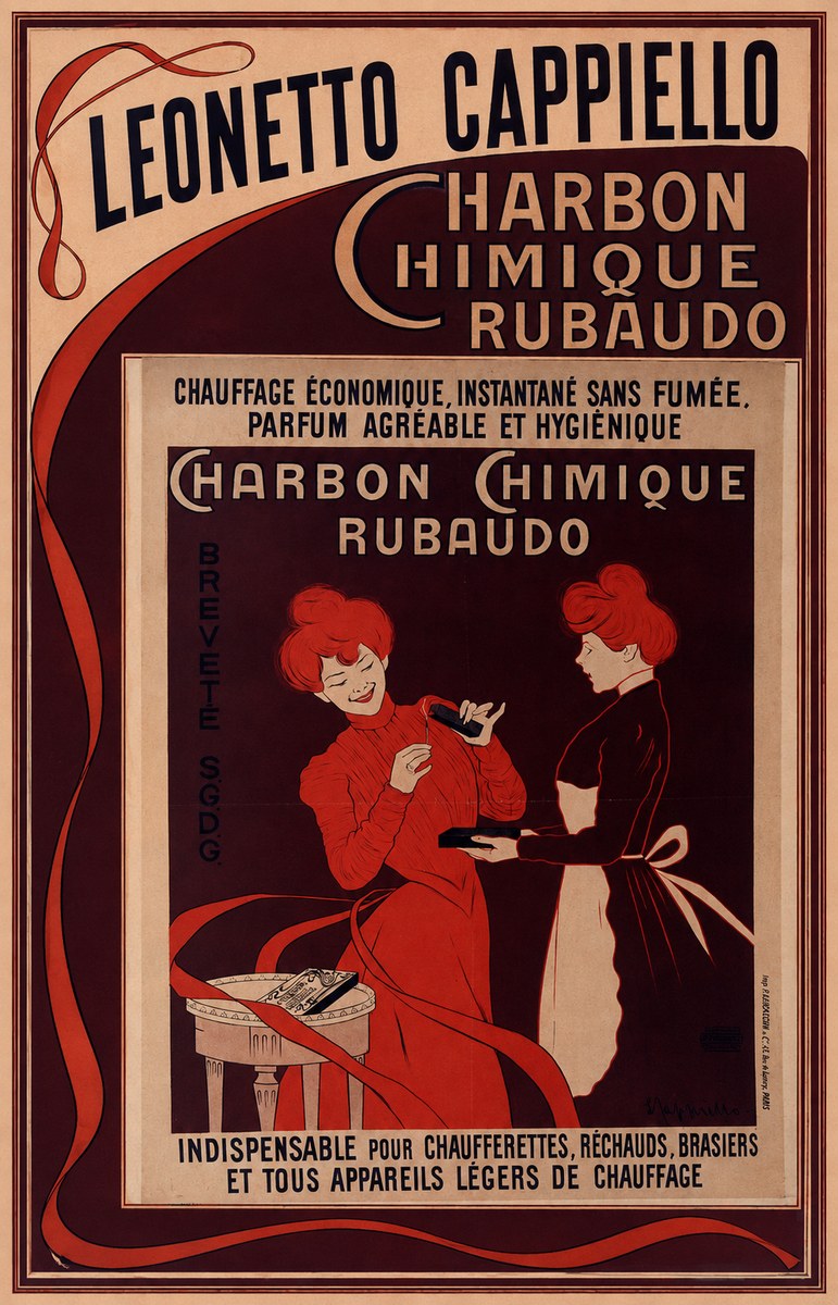 Leonetto Cappiello Charbon Chimique Rubaudo No1 - Affiche