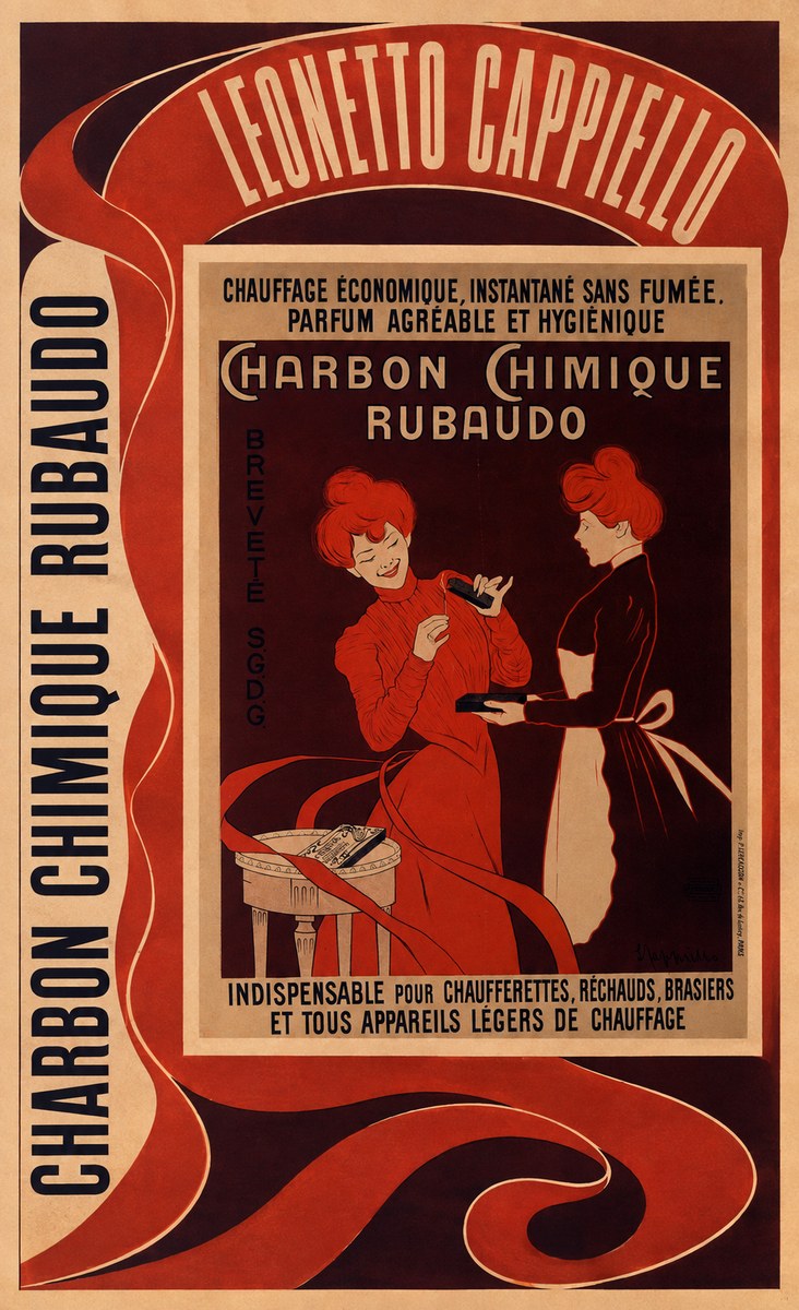 Leonetto Cappiello Charbon Chimique Rubaudo No2 - Affiche