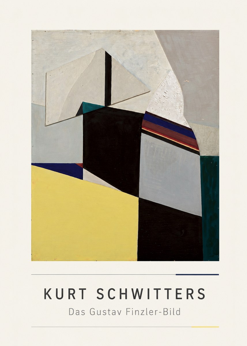 Kurt Schwitters Das Gustav Finzler-bild No3 - Affiche