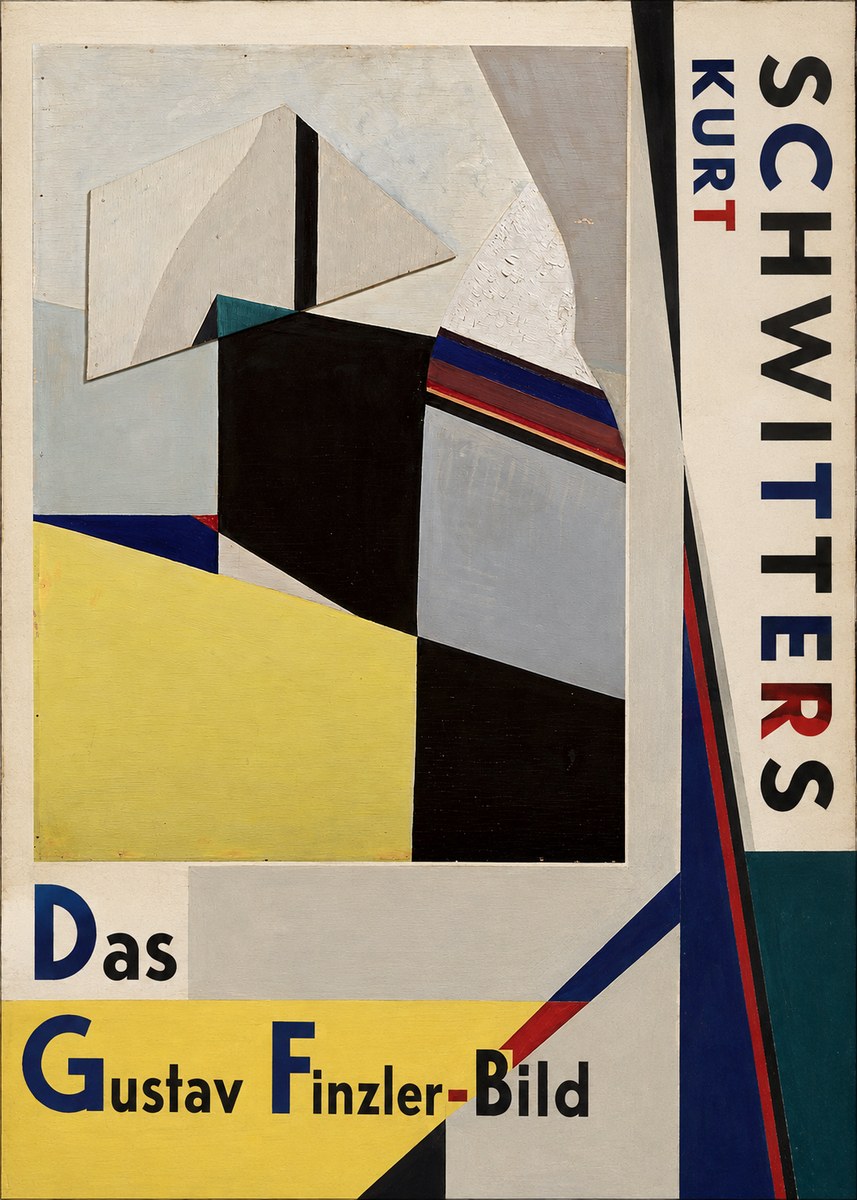 Kurt Schwitters Das Gustav Finzler-bild No4 - Affiche