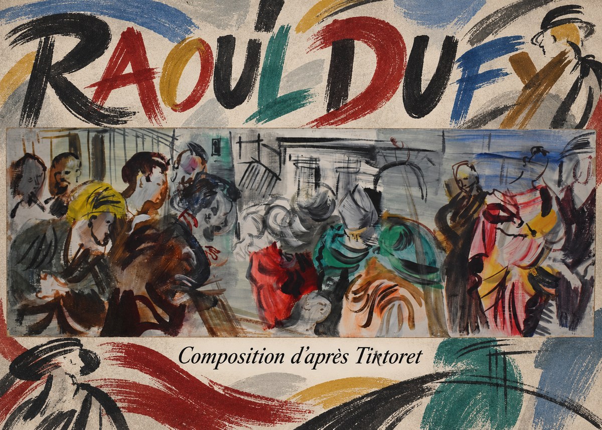 Raoul Dufy Composition D'après Tintoret No6 - Affiche