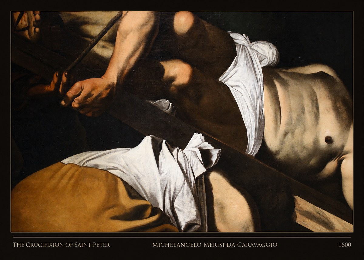 Michelangelo Merisi da Caravaggio The Crucifixion of Saint Peter I No4 - Affiche