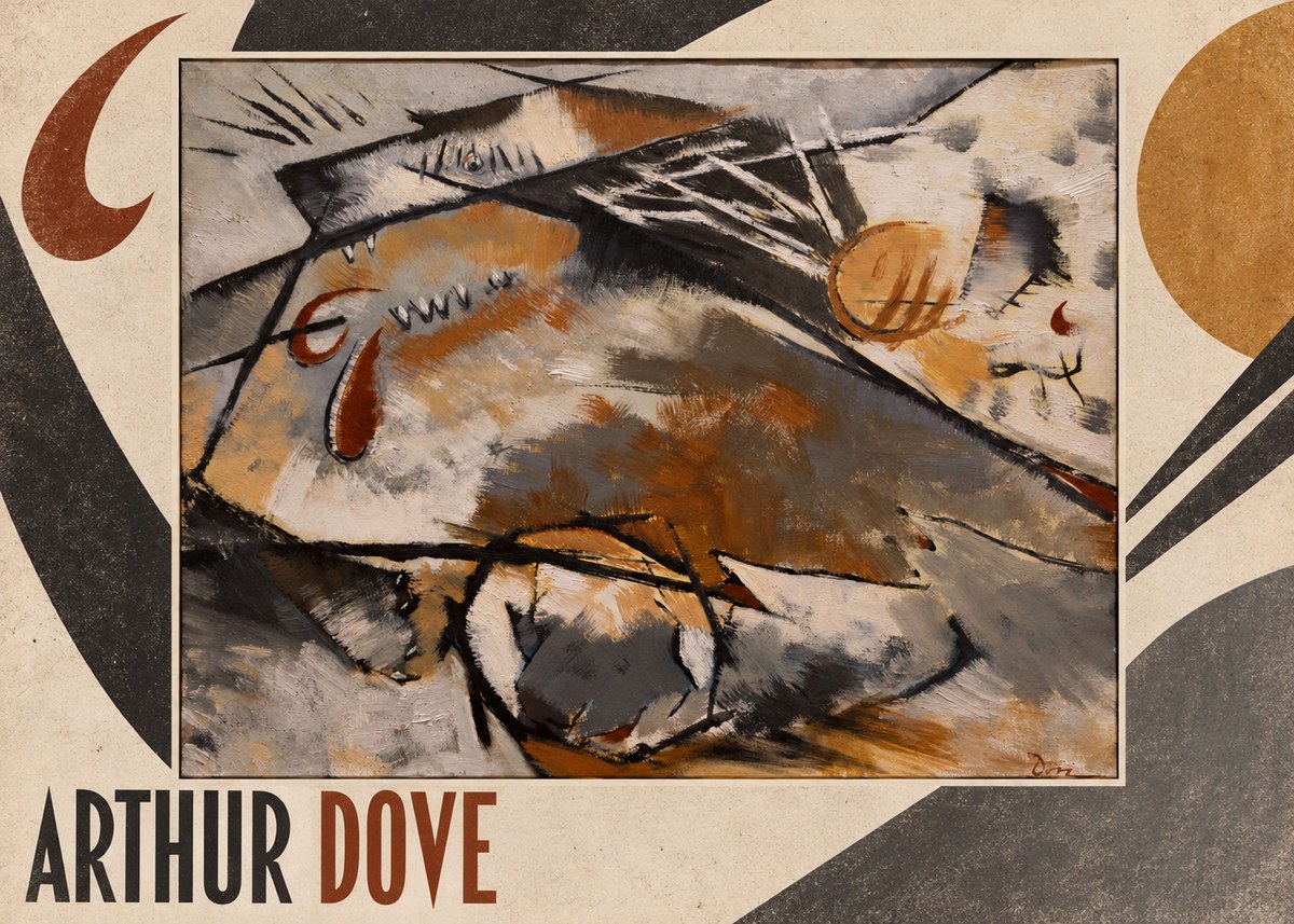 Arthur Dove Pagan Philosophy No4 - Affiche