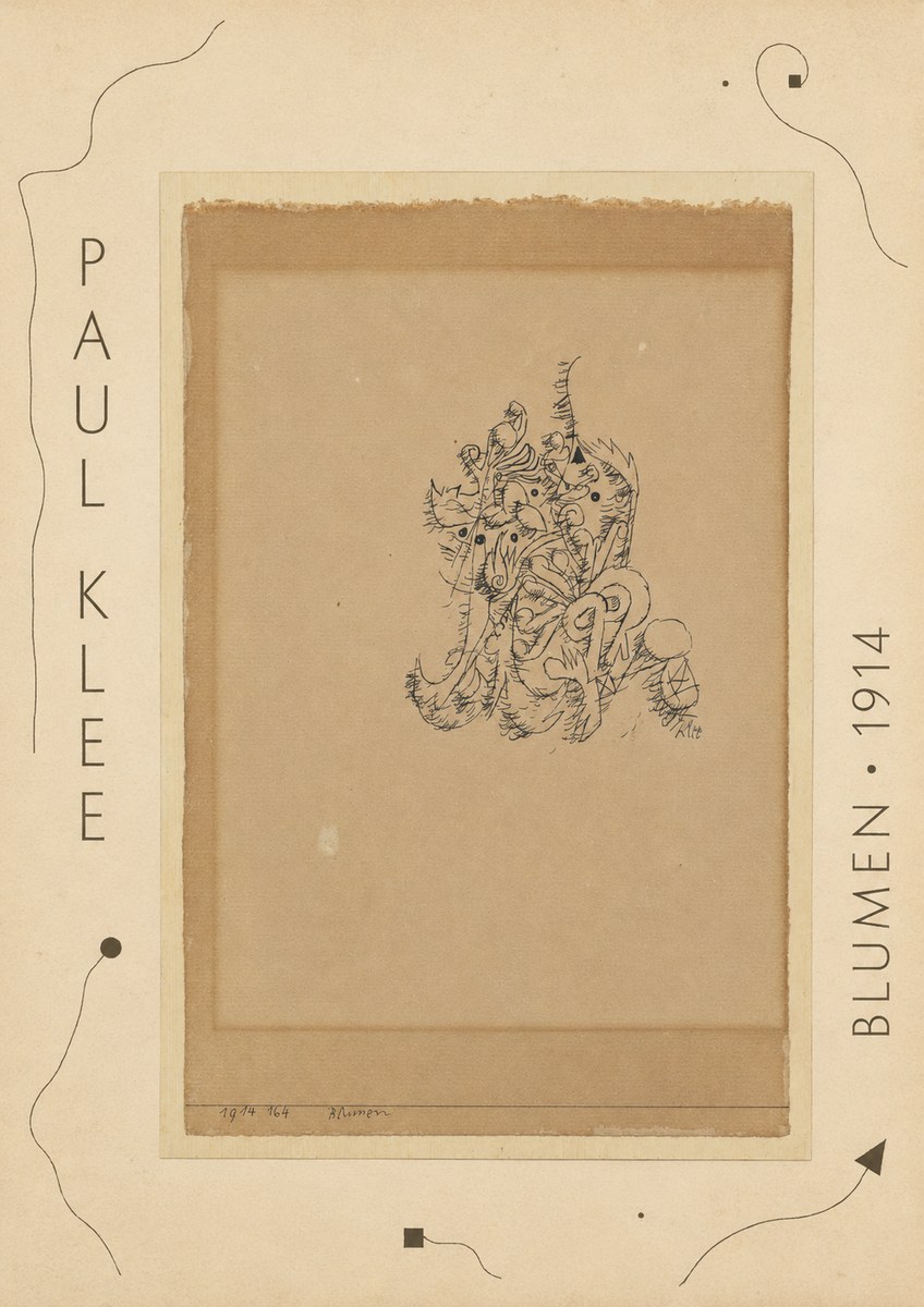 Paul Klee Blumen I No3 - Affiche