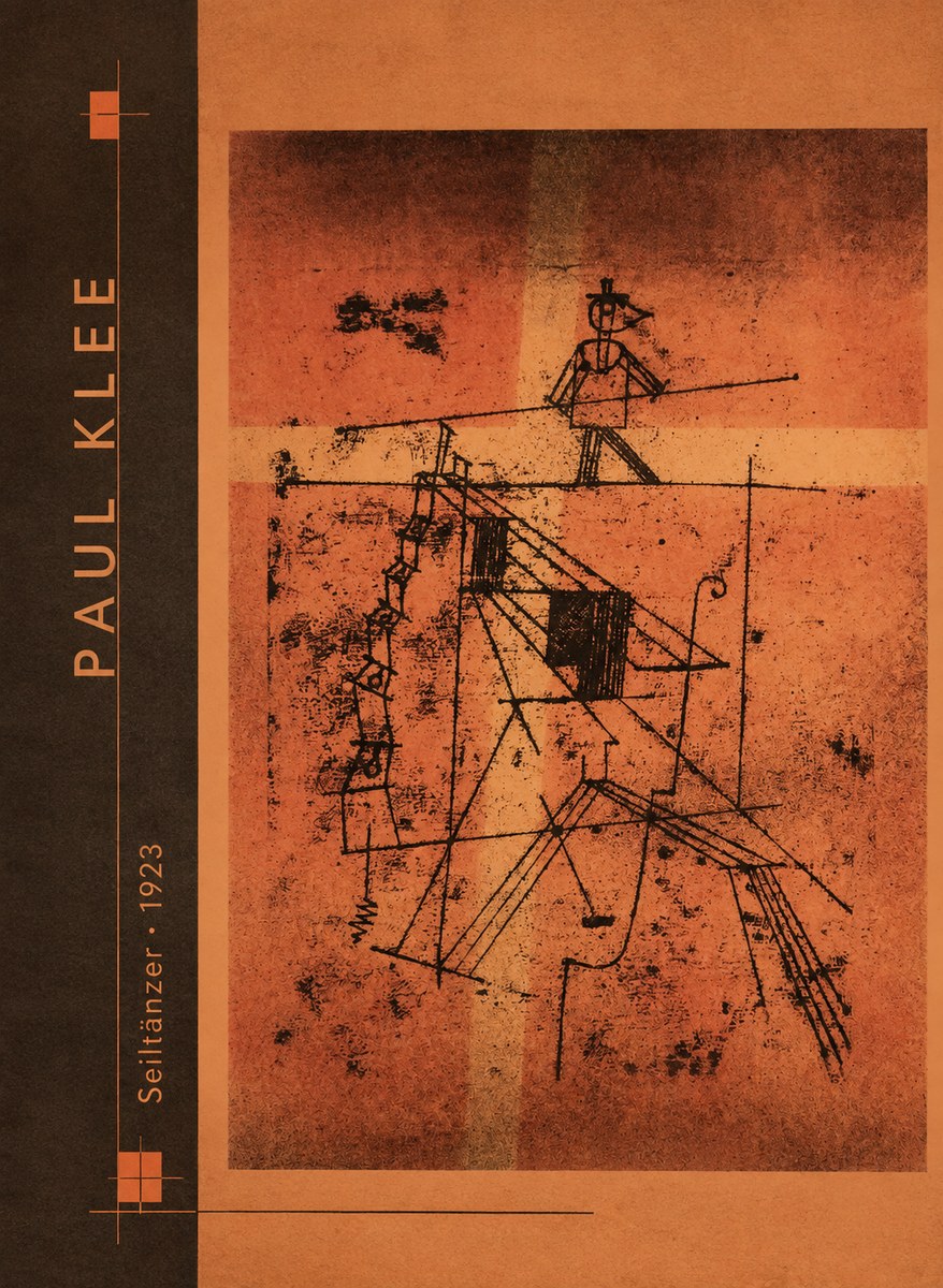 Paul Klee Seiltänzer I No2 - Affiche