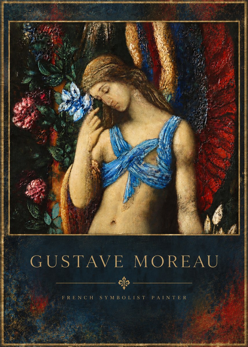 Gustave Moreau The Angel of Death No4 - Affiche