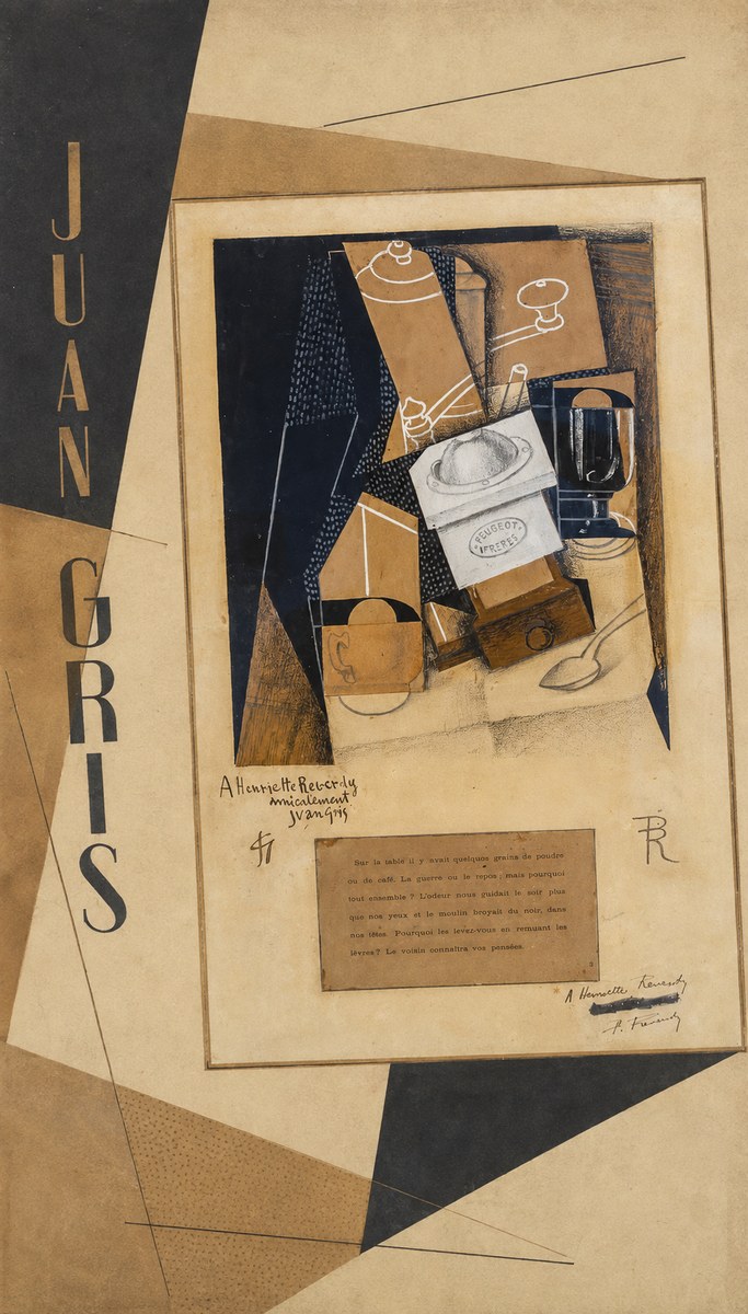 Juan Gris Still Life with Coffee Grinder I No2 - Affiche