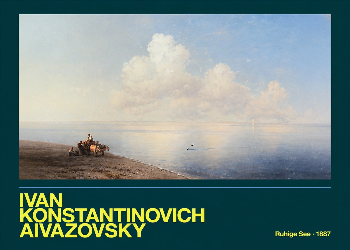 Ivan Konstantinovich Aivazovsky Ruhige See No4 - Affiche