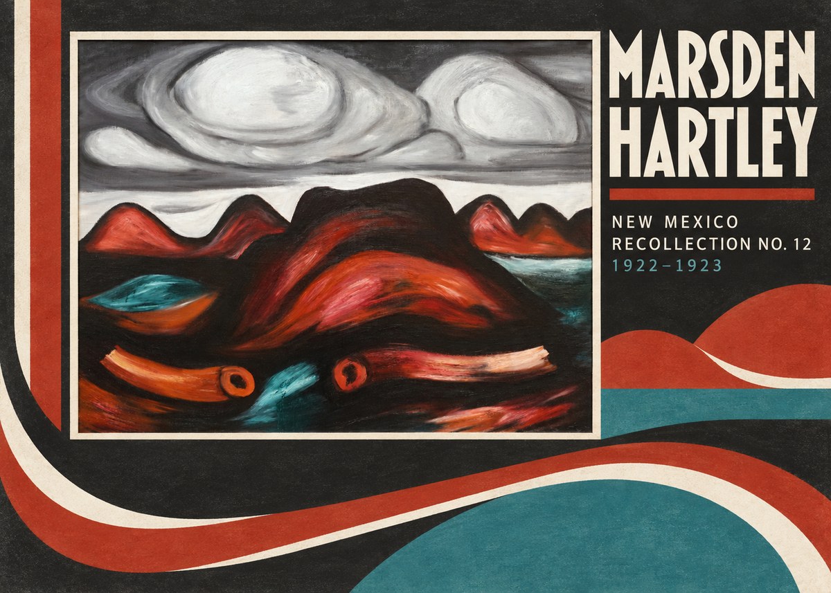Marsden Hartley New Mexico Recollection No. 12 No2 - Affiche