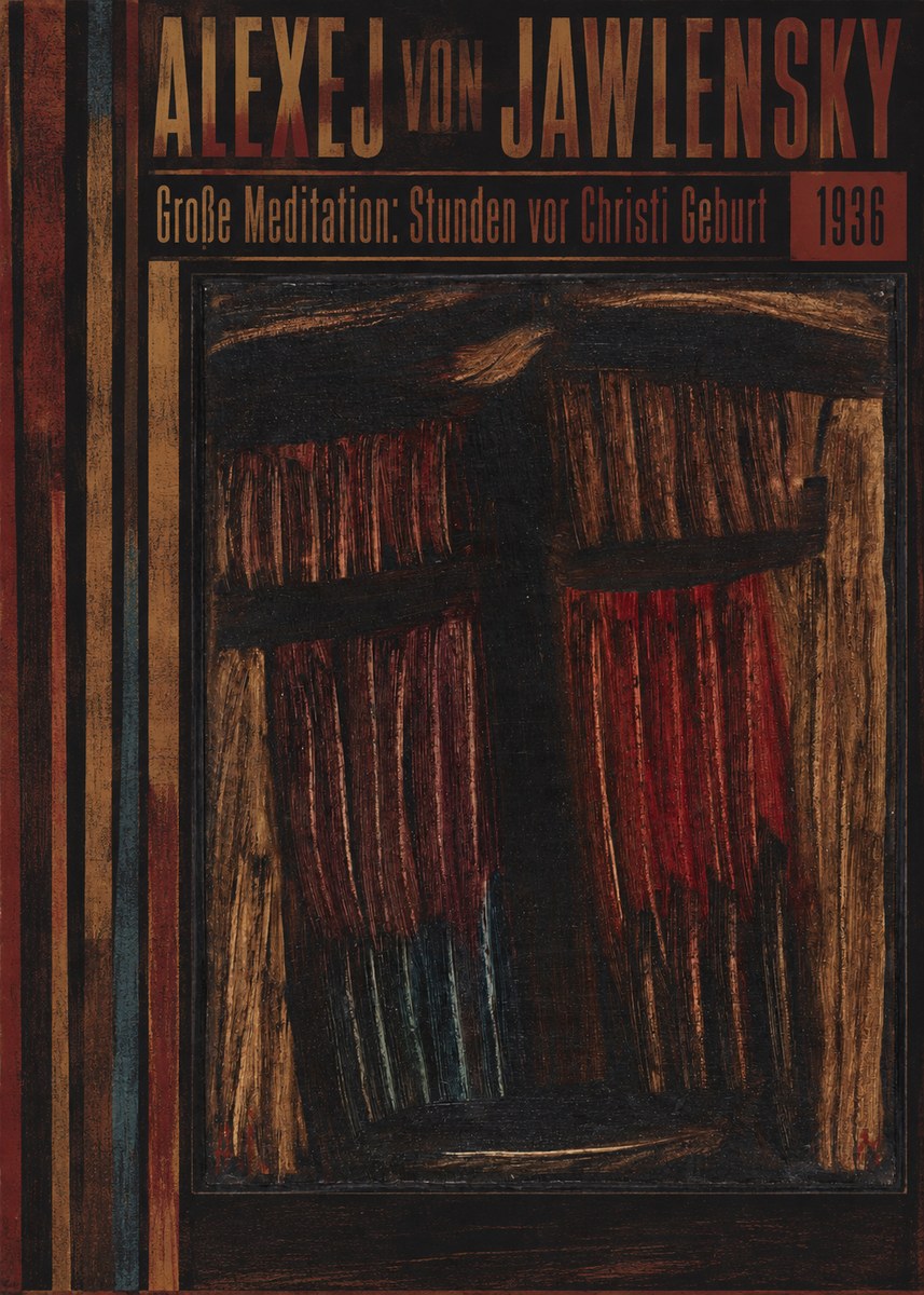 Alexej von Jawlensky Große Meditation: Stunden Vor Christi Geburt No5 - Affiche